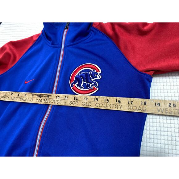 Chicago Cubs Nike Zip up Jacket Size Medium Thick 3D embroidery - Picture 4 of 8